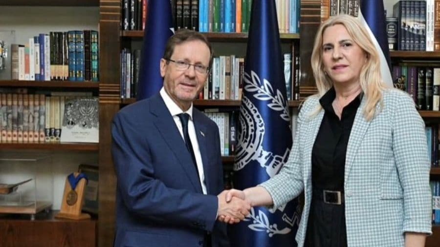 Cvijanović se u Jerusalemu sastala se s predsjednikom Izraela: "Opredjeljeni smo za daljnji razvoj saradnje između Izraela i RS"