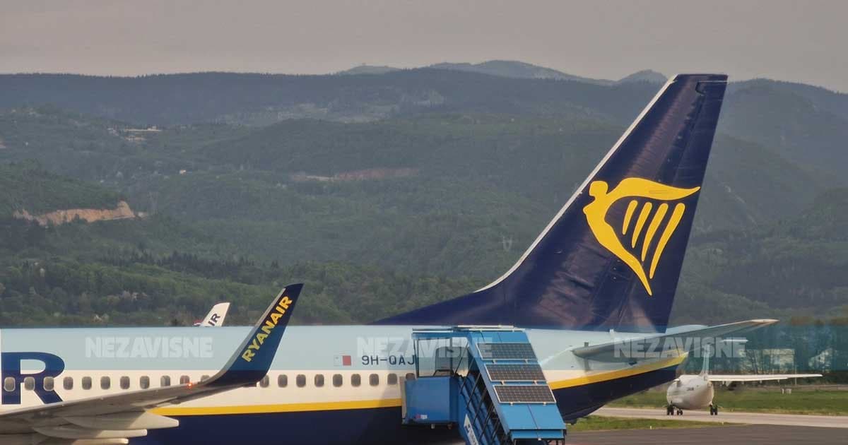 Ryanair prodaje karte od 15 evra za letove iz Banjaluke